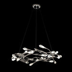 Secret Garden 36" Wide LED Crystal Ring Chandelier