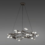 Secret Garden 36" Wide LED Crystal Ring Chandelier