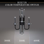 Calliope 3 Light 24" Tall LED Wall Sconce