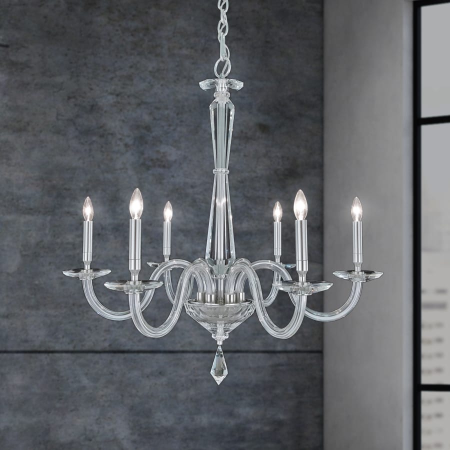 Habsburg 6 Light 30" Wide Taper Candle Style Chandelier