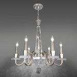Amadeus 6 Light 27" Wide Crystal Candle Style Chandelier