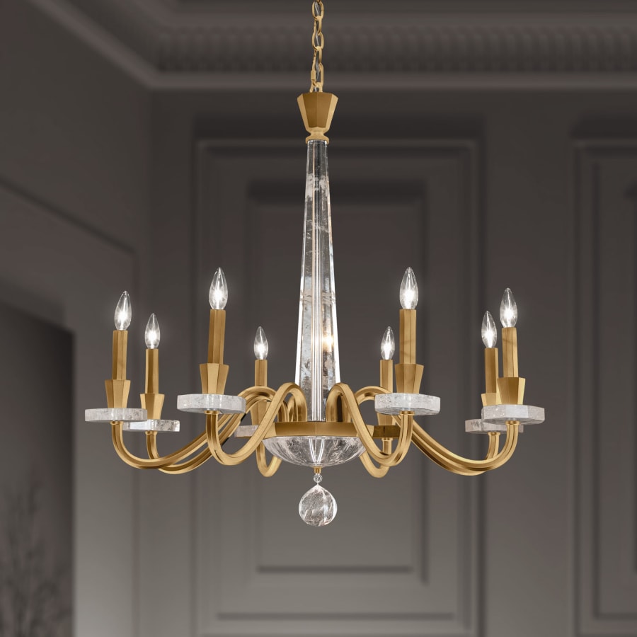 Amadeus 8 Light 34" Wide Crystal Candle Style Chandelier