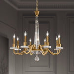 Amadeus 8 Light 34" Wide Crystal Candle Style Chandelier