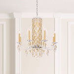 Schonbek Sarella 30"W Heirloom Gold 8-Light Chandelier