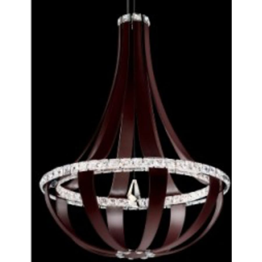 Empire 21" Wide LED Crystal Pendant with Clear Swarovski Crystals