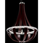 Empire 21" Wide LED Crystal Pendant with Clear Swarovski Crystals