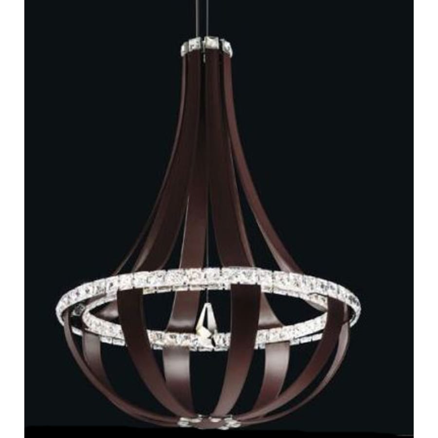 Empire 27" Wide LED Crystal Pendant with Clear Swarovski Crystals