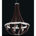 Empire 27" Wide LED Crystal Pendant with Clear Swarovski Crystals