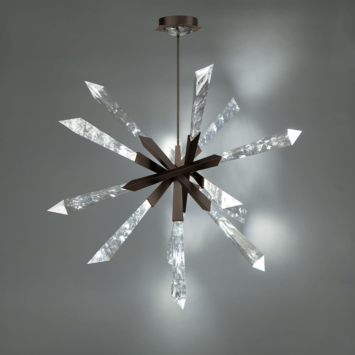 Schonbek Solitude 47 1/2" Wide Antique Nickel LED Chandelier