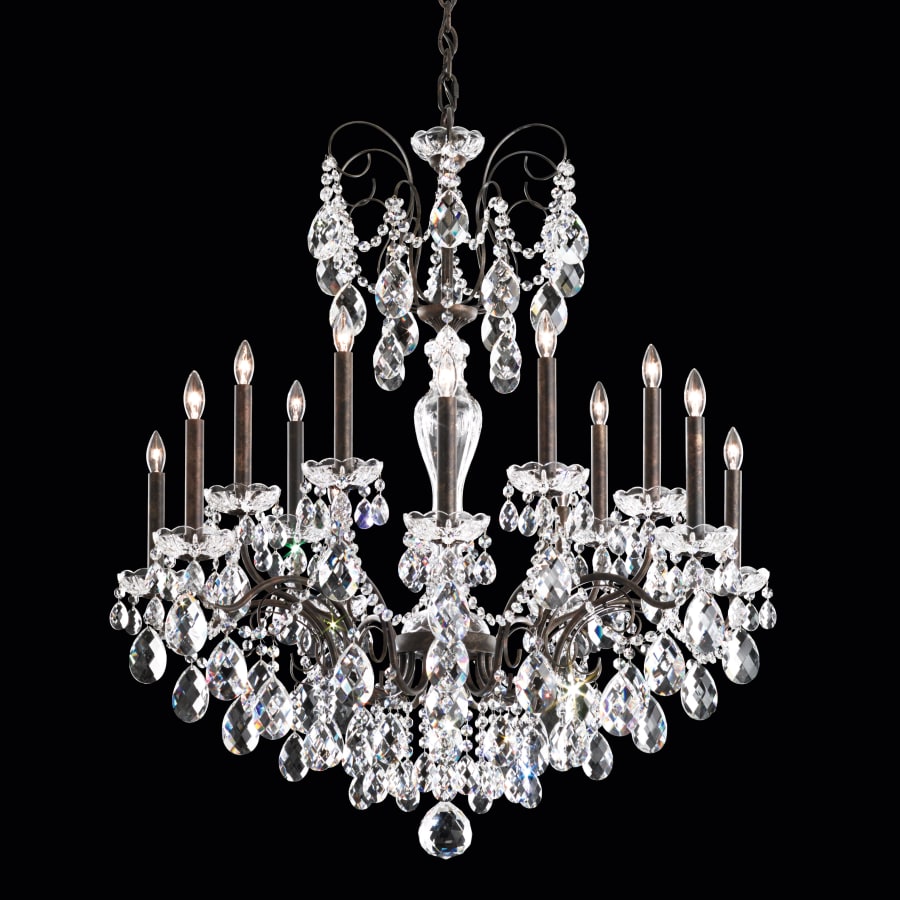 Sonatina 14 Light 35" Wide Crystal Chandelier with Clear Swarovski Crystals