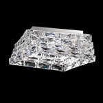 Glissando 16" Wide LED Flush Mount Square Ceiling Fixture with Swarovski Crystals