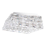 Glissando 16" Wide LED Flush Mount Square Ceiling Fixture with Swarovski Crystals