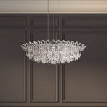 Schonbek Trilliane Cluster 45" Wide Crystal Pendant Light
