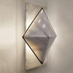 Art Deco Natural Marble Wall Sconce