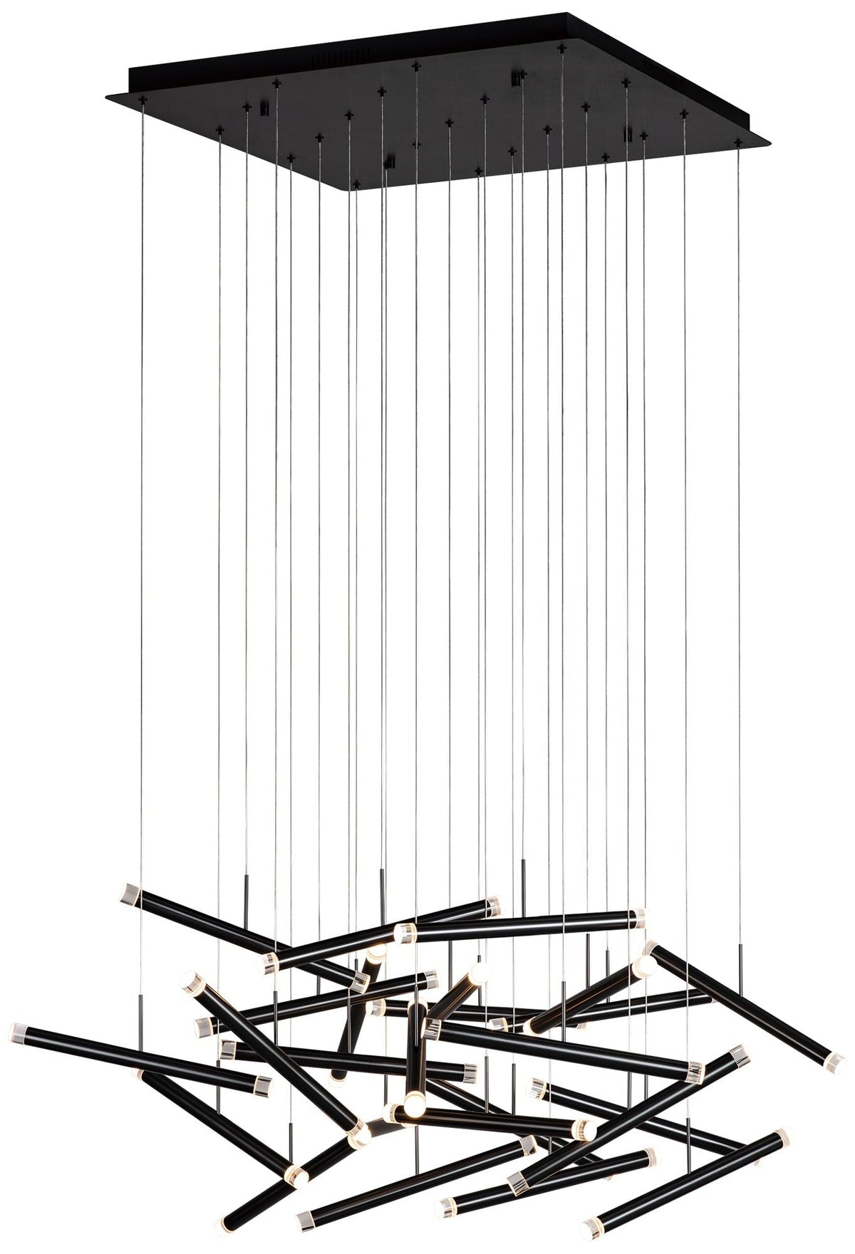 Seesaw 41.3" Saint Dark Gray Chandelier