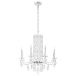 Siena 31"H x 30"W 8-Light Crystal Chandelier in Polished Stainles