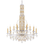 Siena 50.5"H x 40.5"W 17-Light Crystal Chandelier in Heirloom Gol