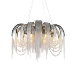 Cadena Chain Tassel Modern Chandelier