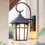 Retro Waterproof Iron Glass Modern Outdoor Wall Lights Wall Sconces Lighting