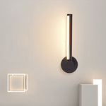 Simple Rotatable Three-color Dimming LED Wall Lamp for Living Room Background Wall