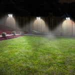 Solar Motion Sensor Outdoor Wall Lamp LED Garden Lights Wall Sconces Waterproof
