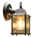 Square Glass Wall Lamp Outdoor Wall Sconce Lighting LED Waterproof Wall Lights