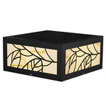 Square Waterproof LED Modern Solar Outdoor Deck Post Lights Pillar Light