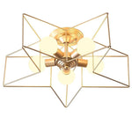 Unique Metal Star Design LED Modern Ceiling Lights Flush Mount Lighting