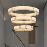 Marble & Crystal Modern Chandelier