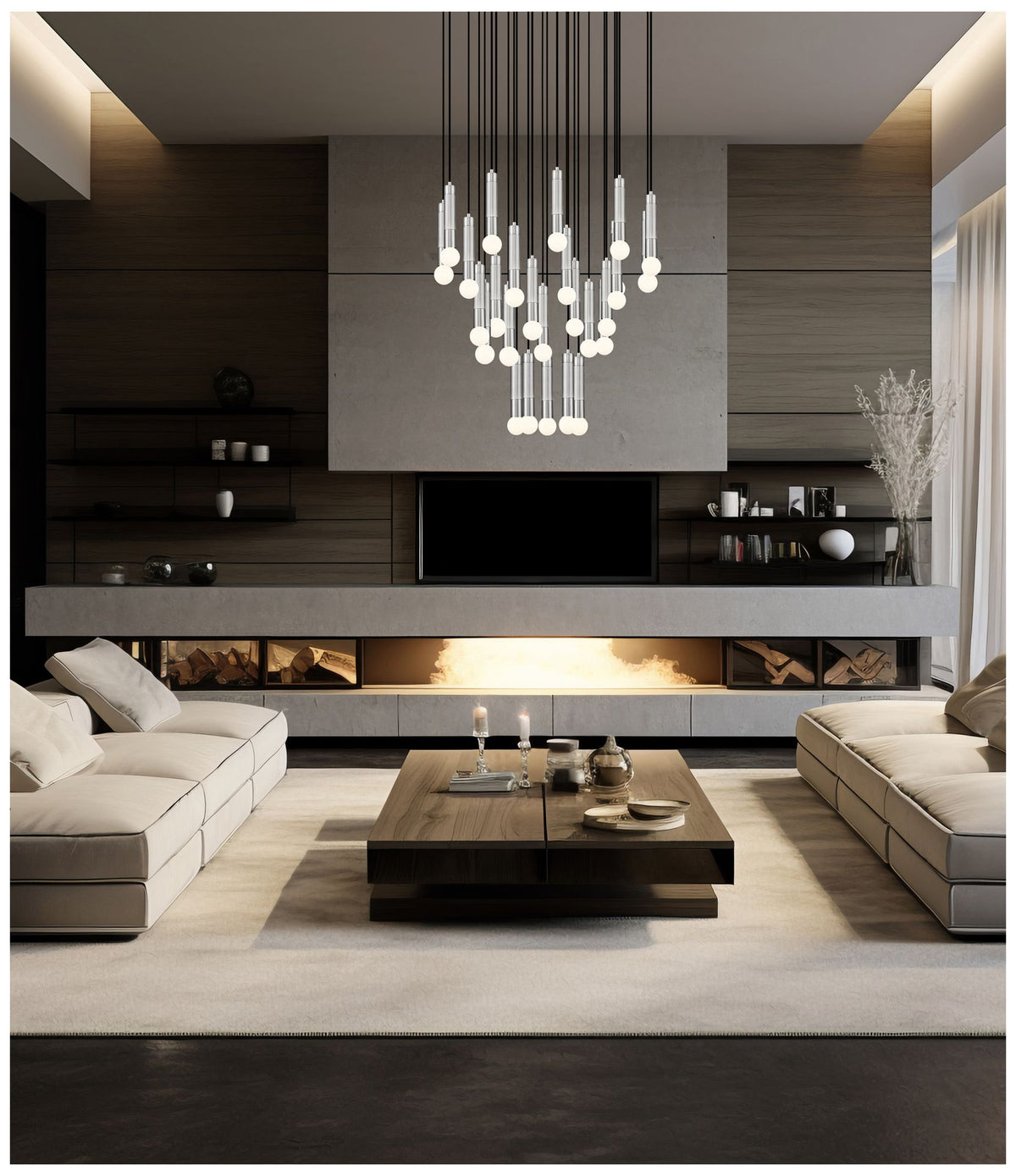 Stari by Z-Lite Brushed Nickel 27 Light Chandelier