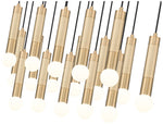 Stari by Z-Lite Modern Gold 23 Light Linear Chandelier