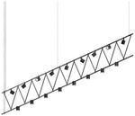 Suspenders 170" Wide Satin Black Power Precise Bar Linear Suspension