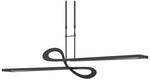 Switchback 49.8" Wide Black Long LED Pendant