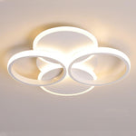 4 Circle Modern Flush Mount Lights Geometrical LED Ceiling Lights