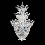 Trilliane 28"H x 19"W 15-Light Crystal Chandelier in Silver