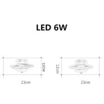 Unique Round 6W LED Modern Ceiling Lights Flush Mount Lighting