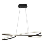 Vintage LED Ribbon Twist Chandelier