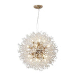 Chic Modern Metal Crystal Globe Design Chandeliers Kitchen Lighting Dining Room Lighting Ceiling Light 1 Bulb