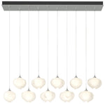 Ume 44.7"W 10-Light RectangularStandard Pendant w/ Frosted Shade