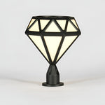 Unique Diamond-shaped LED Post Lights Outdoor Lights Waterproof Fence Post Lights