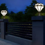 Unique Diamond-shaped LED Post Lights Outdoor Lights Waterproof Fence Post Lights