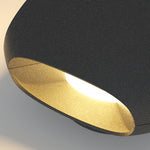 Square LED Waterproof Black Modern Outdoor Wall Lights Fence Post Lights