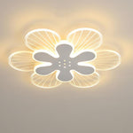 Novelty Stylish Flower LED Flush Mount Ceiling Light for Bedroom