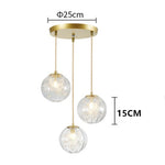 Nordic Artistic Glass Pendant Lighting Globe Pendant Lighting
