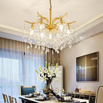 Antique Crystal 7-light LED Artistic Chandeliers Kitchen Island Lighting