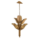 Banana Leaf Chandelier - Gold