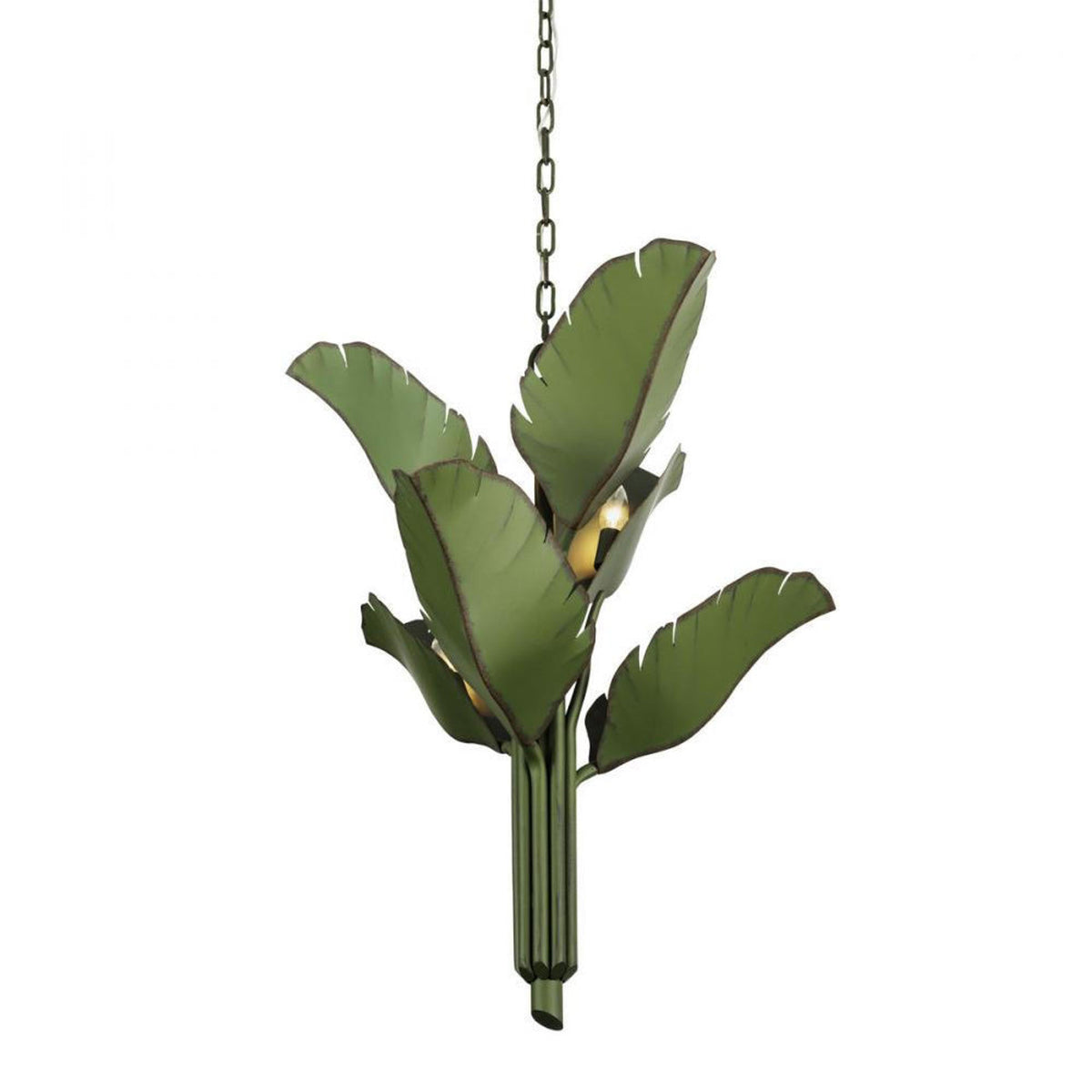 Banana Leaf Chandelier - Green