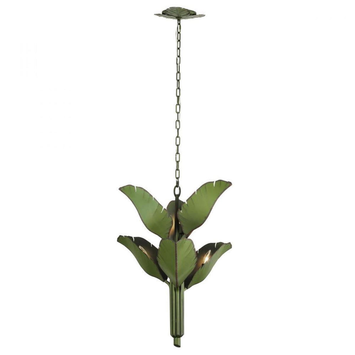 Banana Leaf Chandelier - Green