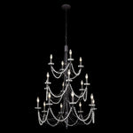 Brentwood Three-Tier Chandelier - Black