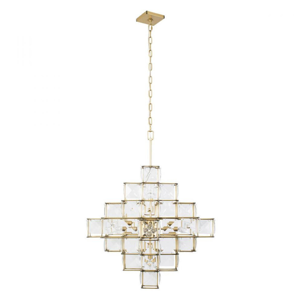Cubic Chandelier - Calypso Gold